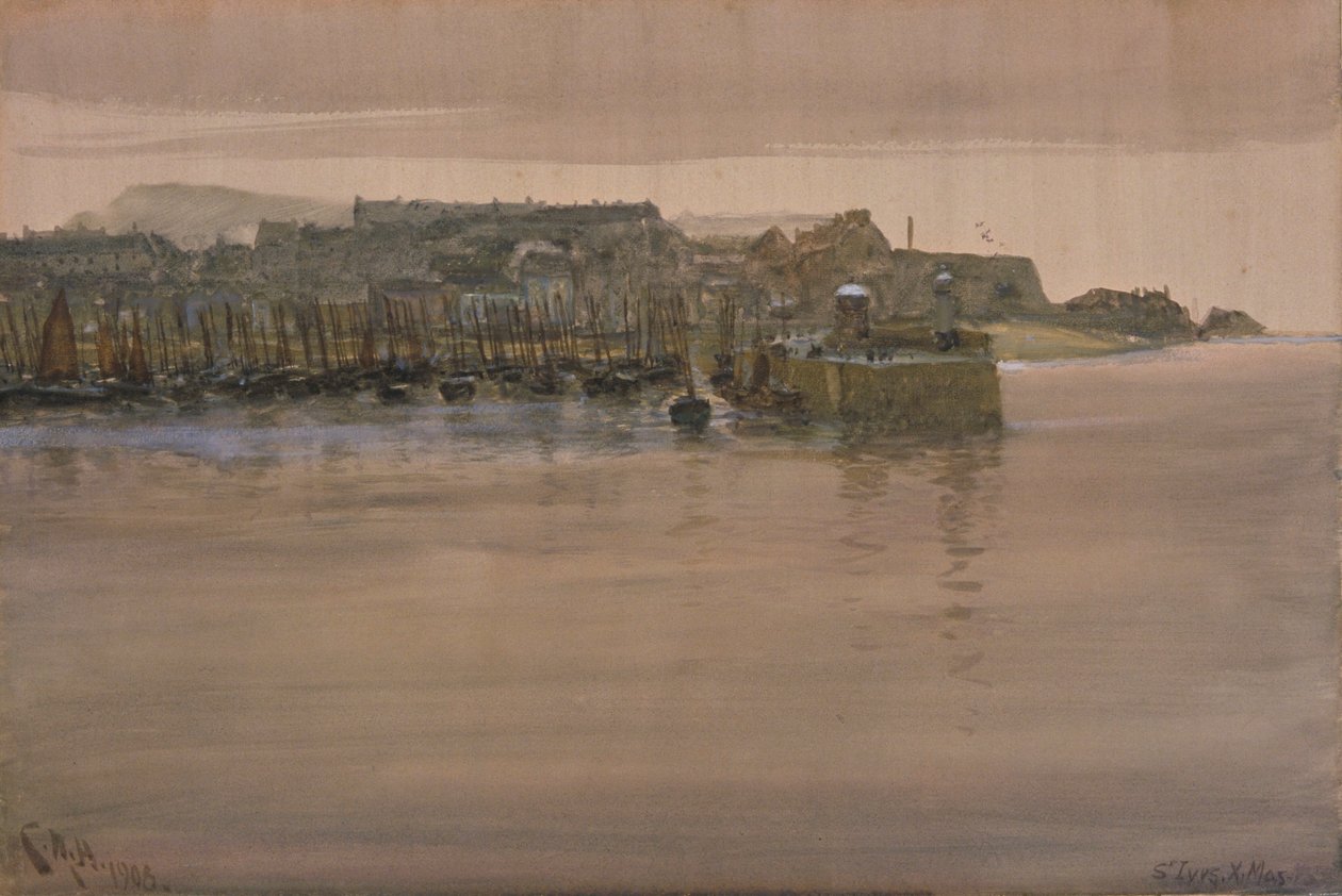 St Ives, giorno di Natale, 1908 da Charles Napier Hemy