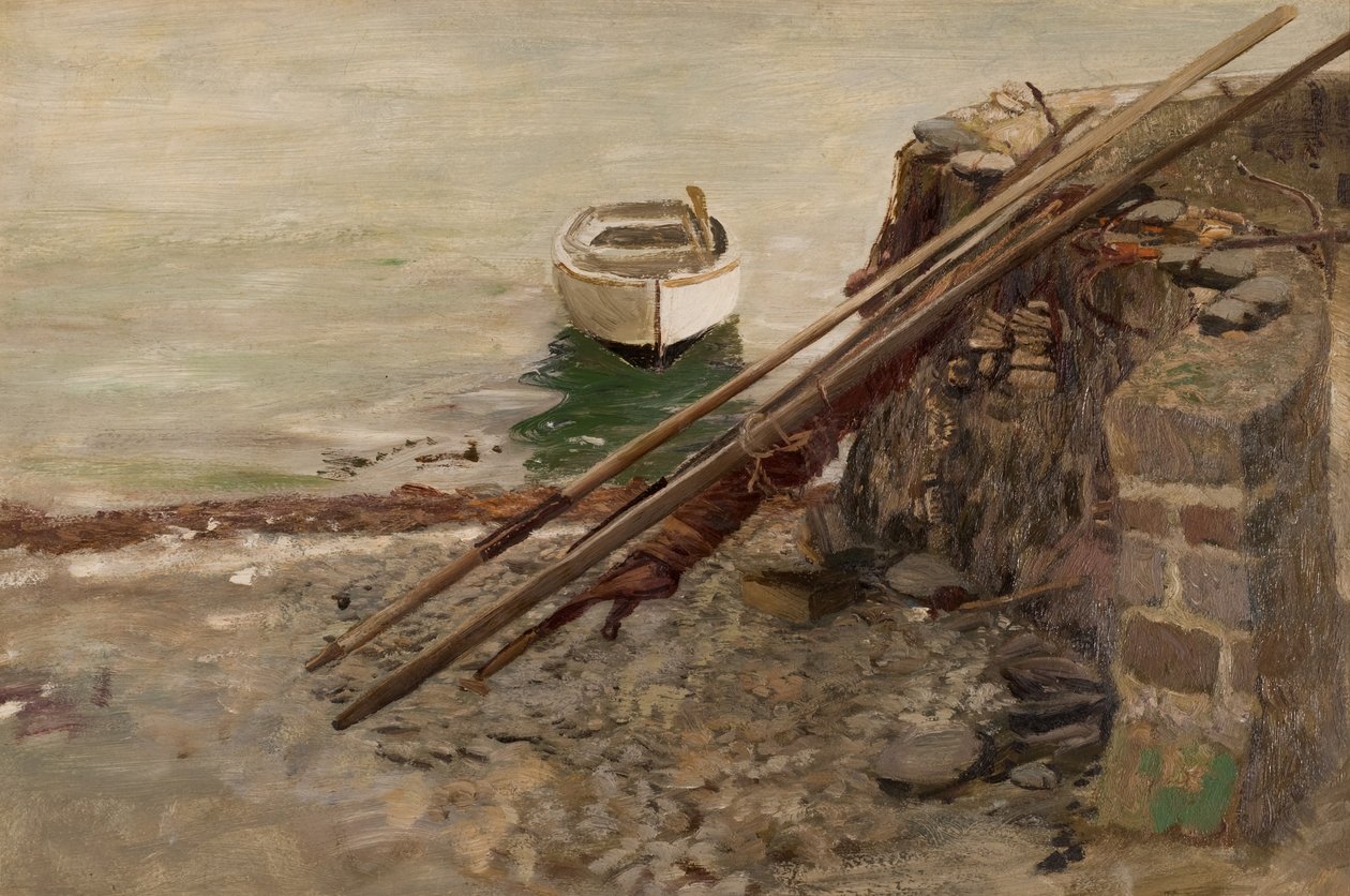 Studio in un porto da Charles Napier Hemy