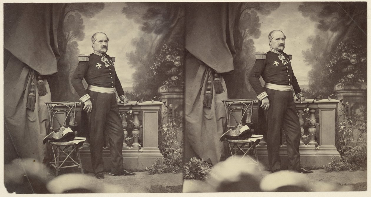 [Il generale Corréard, comandante delle truppe a Nizza, dopo l’annessione] da Charles Nègre