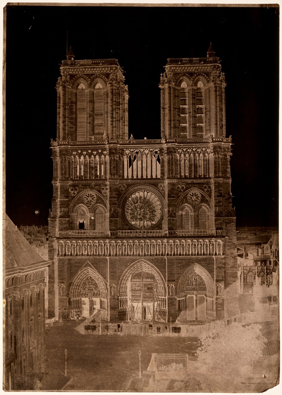 Notre-Dame, Parigi da Charles Nègre