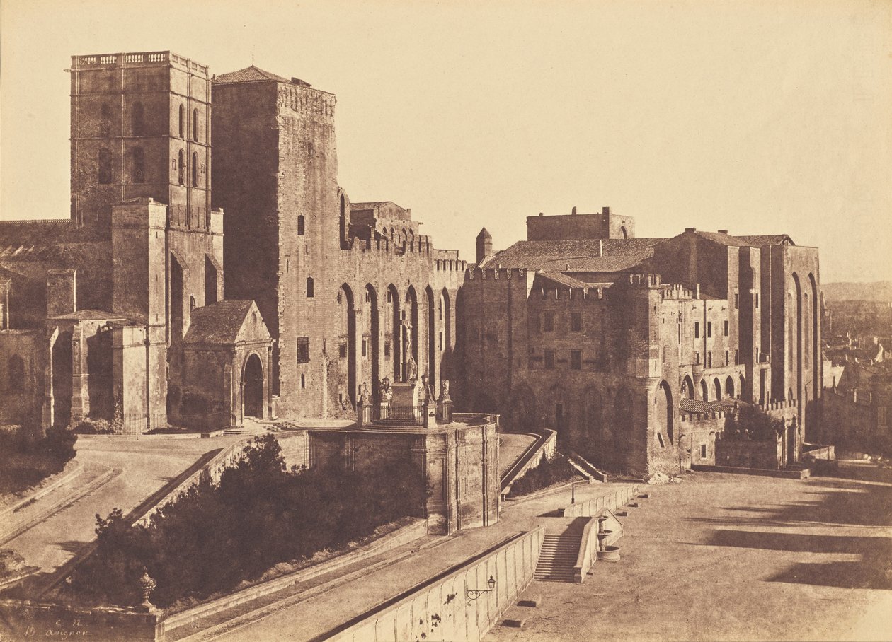Palazzo dei Papi, Avignone da Charles Nègre