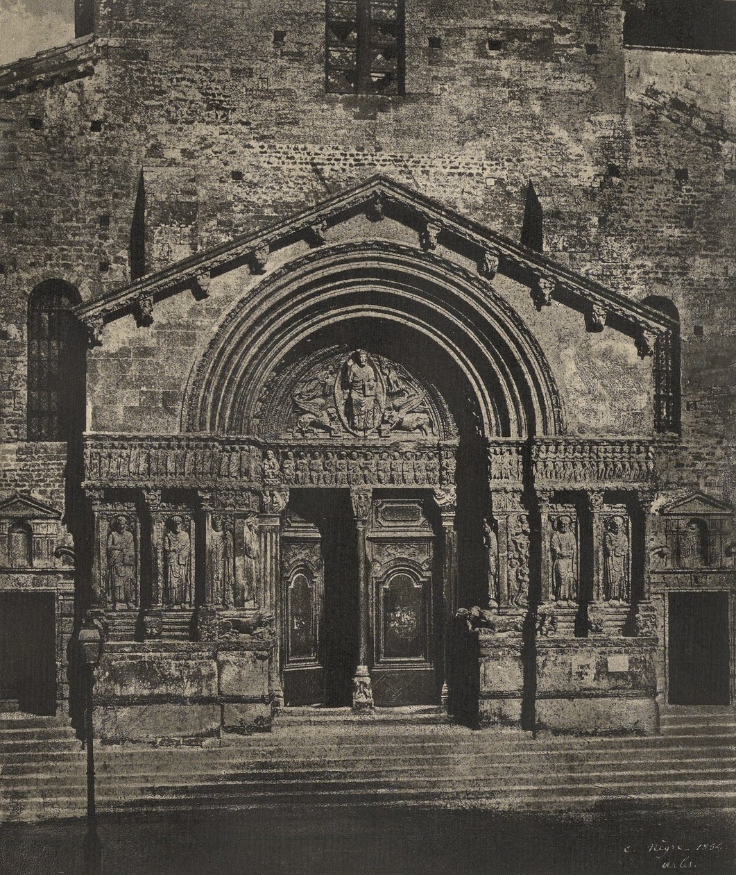 [Portale di Saint-Trophime ad Arles] da Charles Nègre