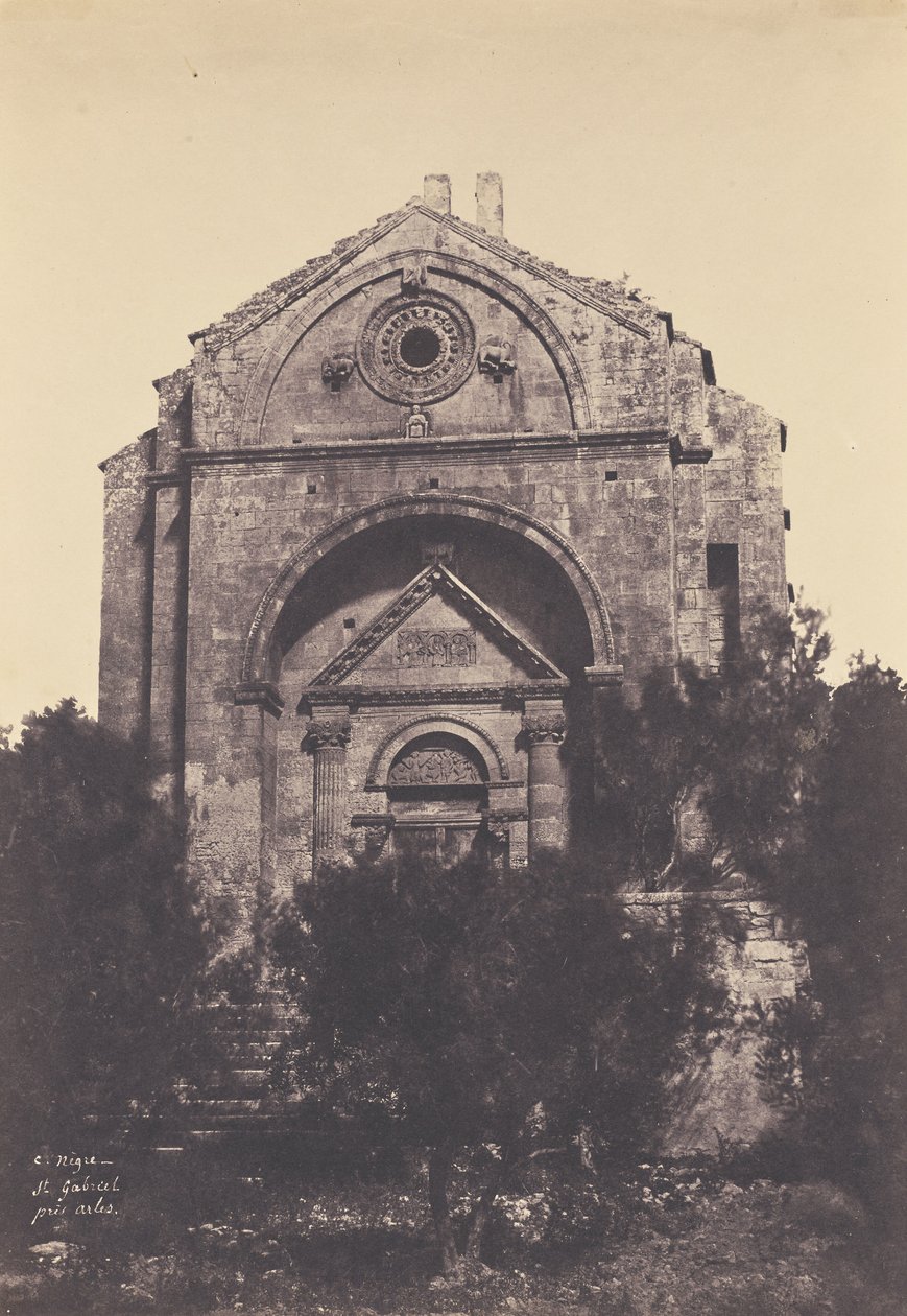 San Gabriele vicino ad Arles da Charles Nègre