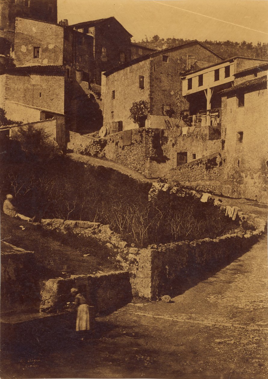 Una strada a Grasse da Charles Nègre