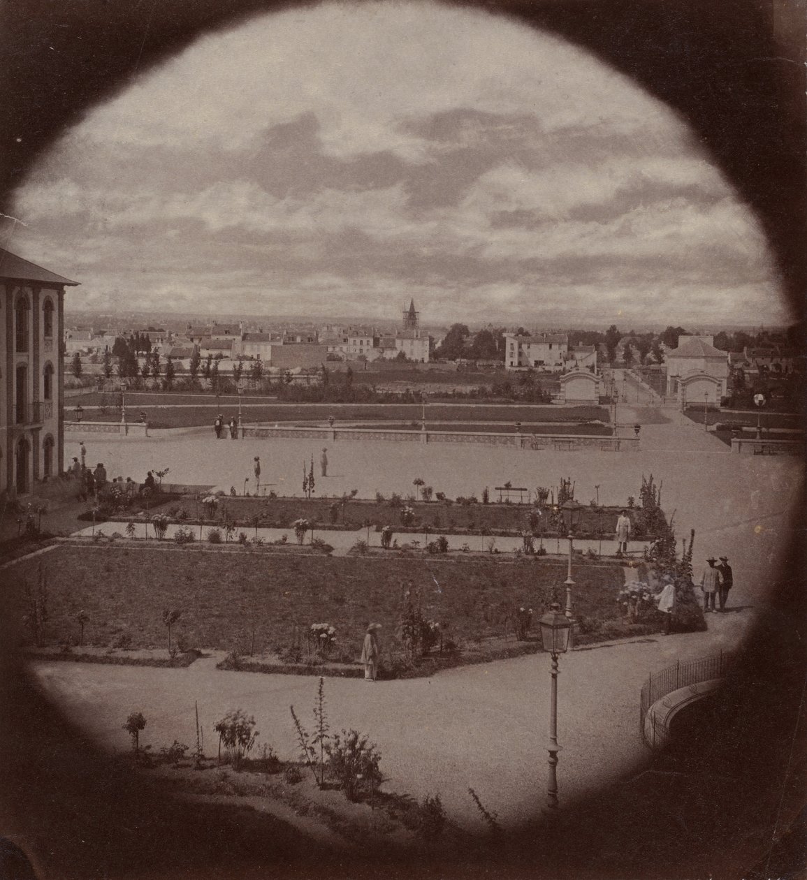 Asile impériale de Vincennes, vista di Charenton da Charles Nègre