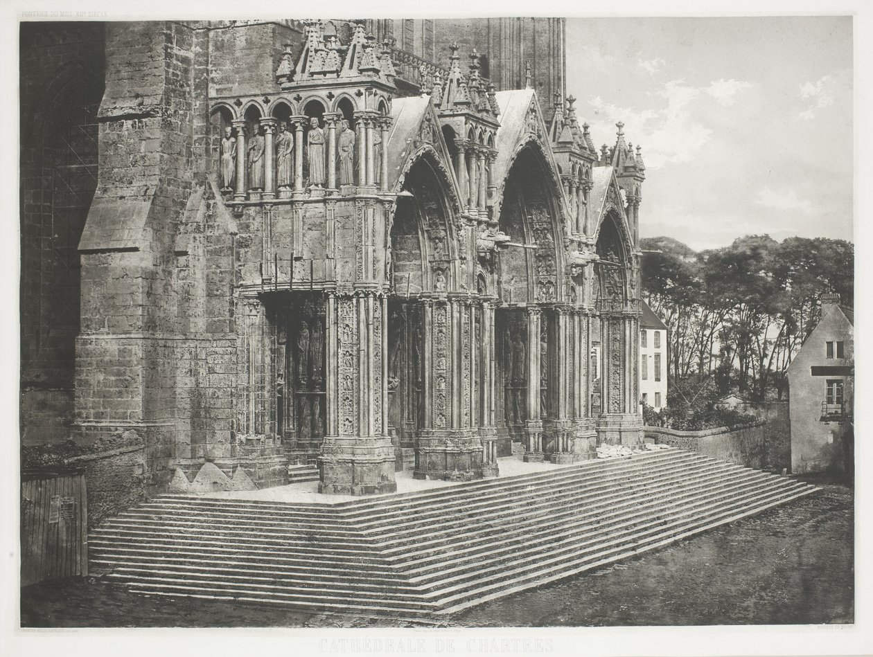 Cattedrale di Chartres da Charles Nègre