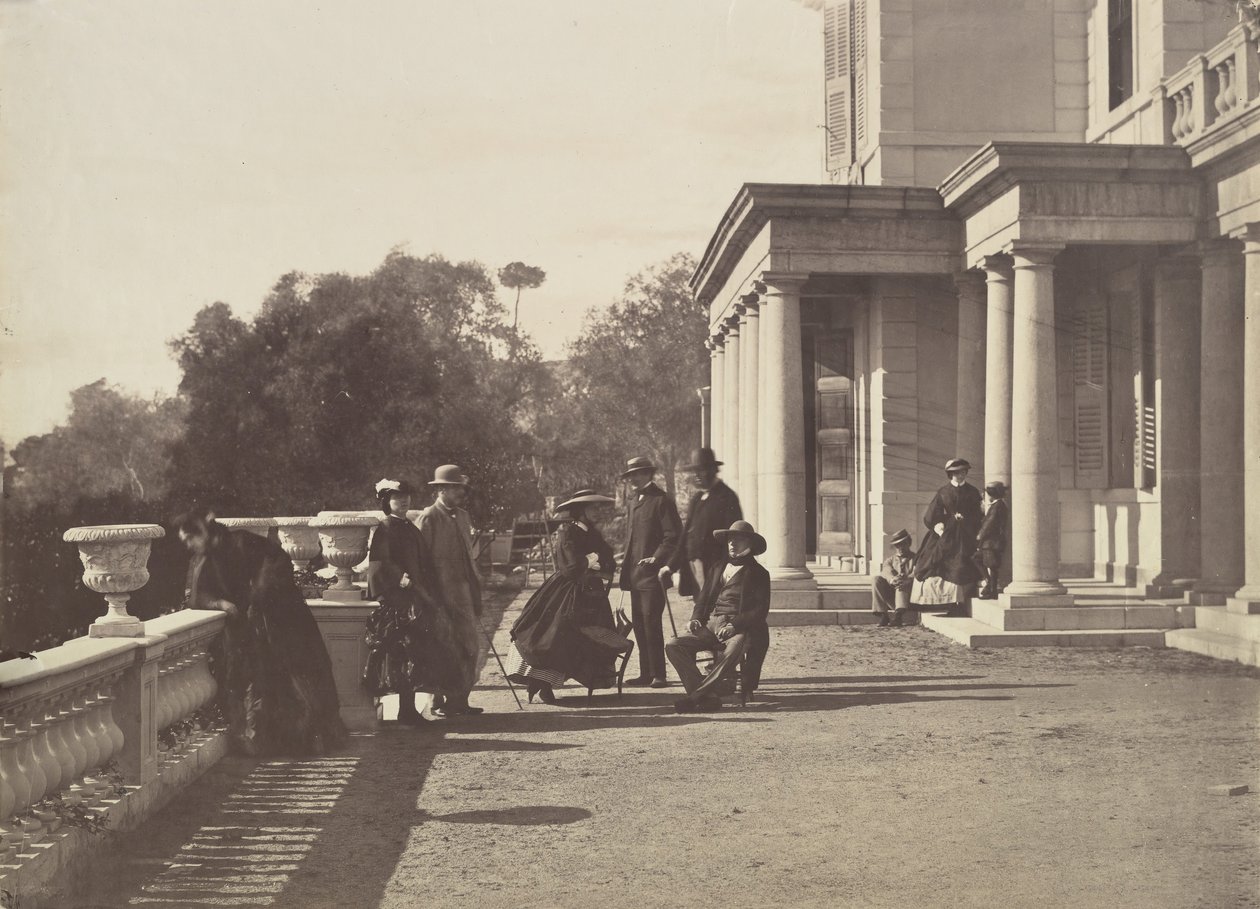 [Lord Brougham e la Sua Famiglia, Cannes] da Charles Nègre