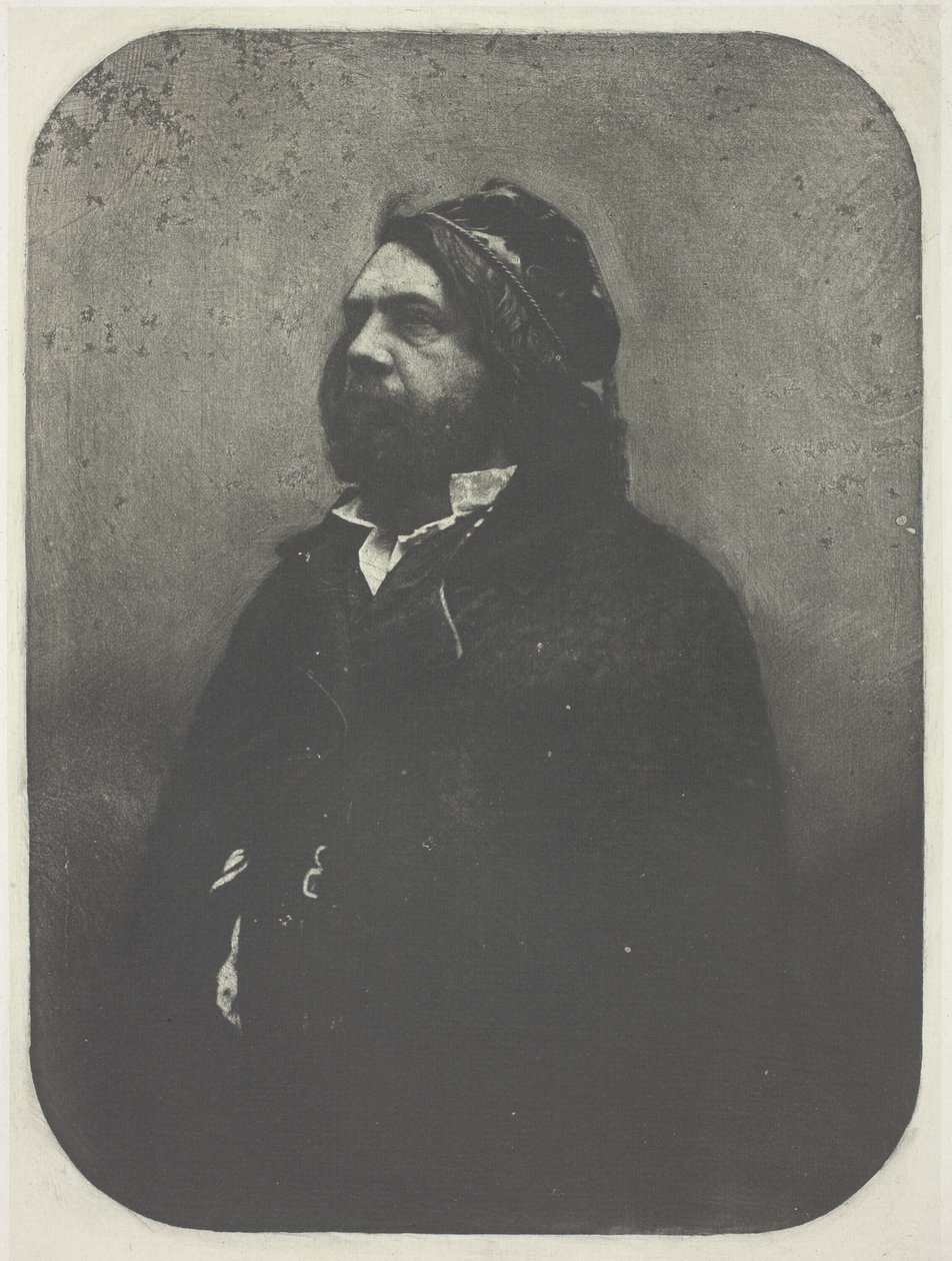 Ritratto di Theophile Gautier dopo Nadar da Charles Nègre
