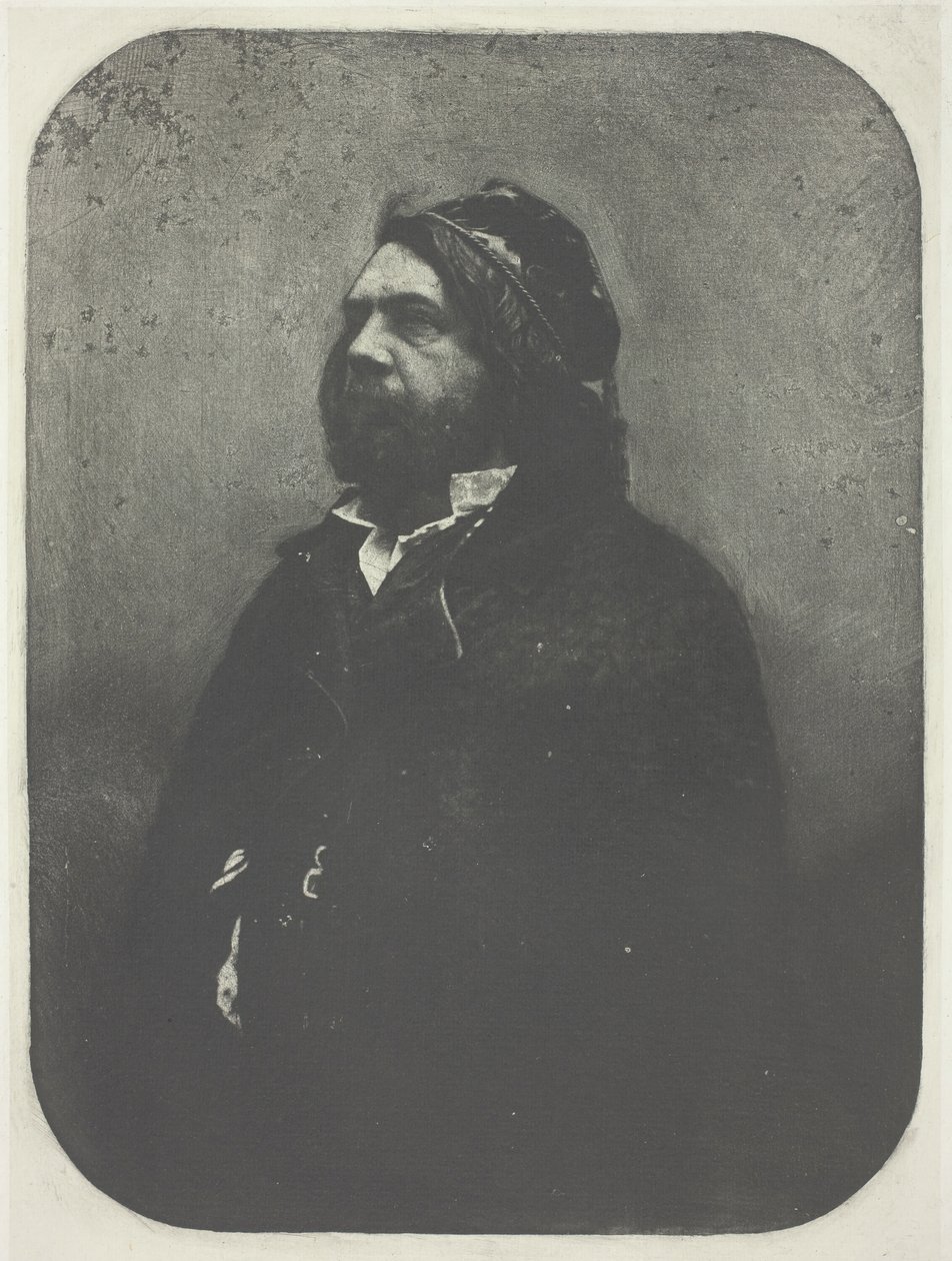 Ritratto di Théophile Gautier secondo Nadar, c. 1857, stampato 1982 da Charles Nègre