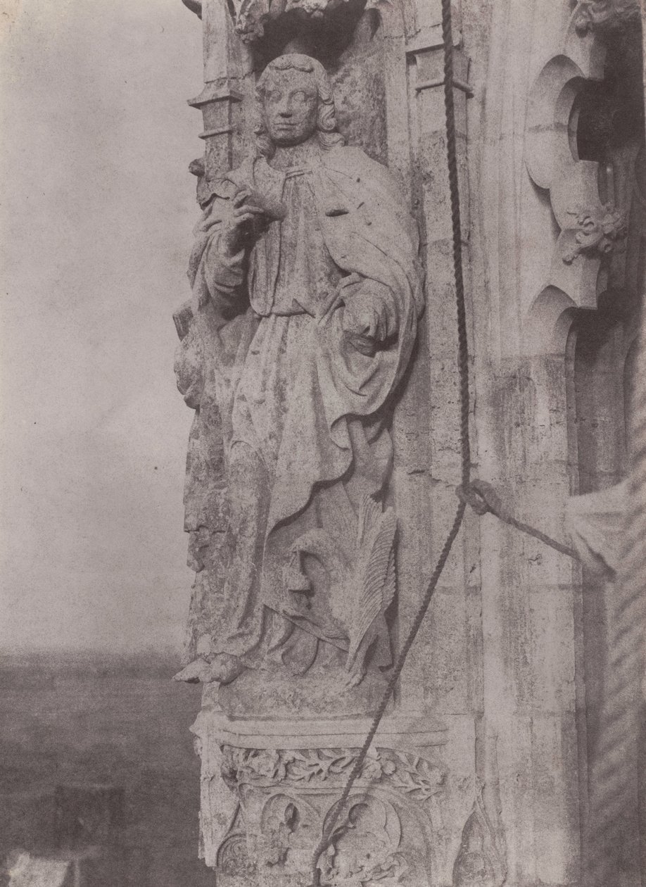 San Giovanni Evangelista, Cattedrale di Chartres, 1854 ca. 1854 (foto) da Charles Nègre
