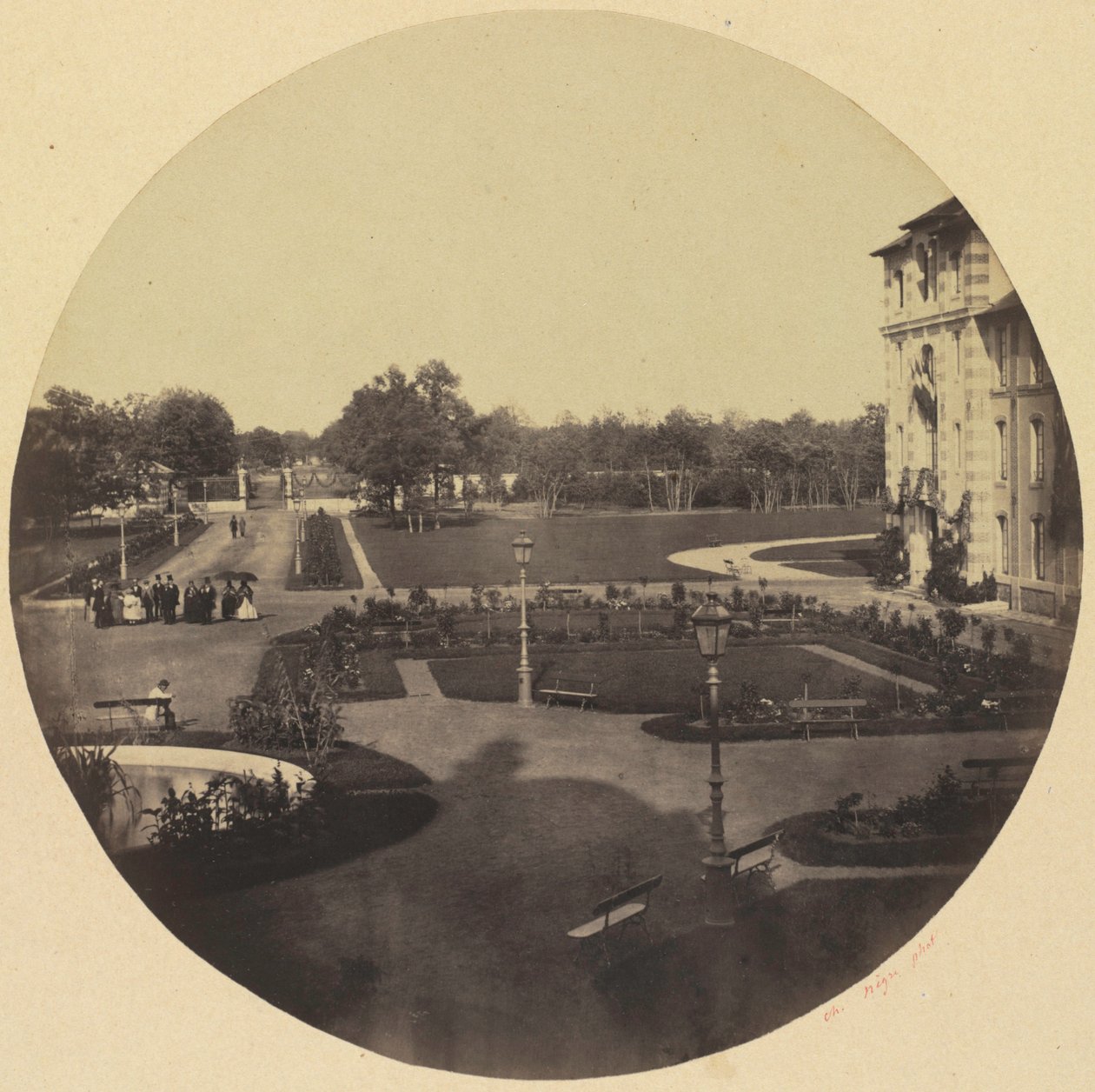 Il manicomio di Vincennes da Charles Nègre