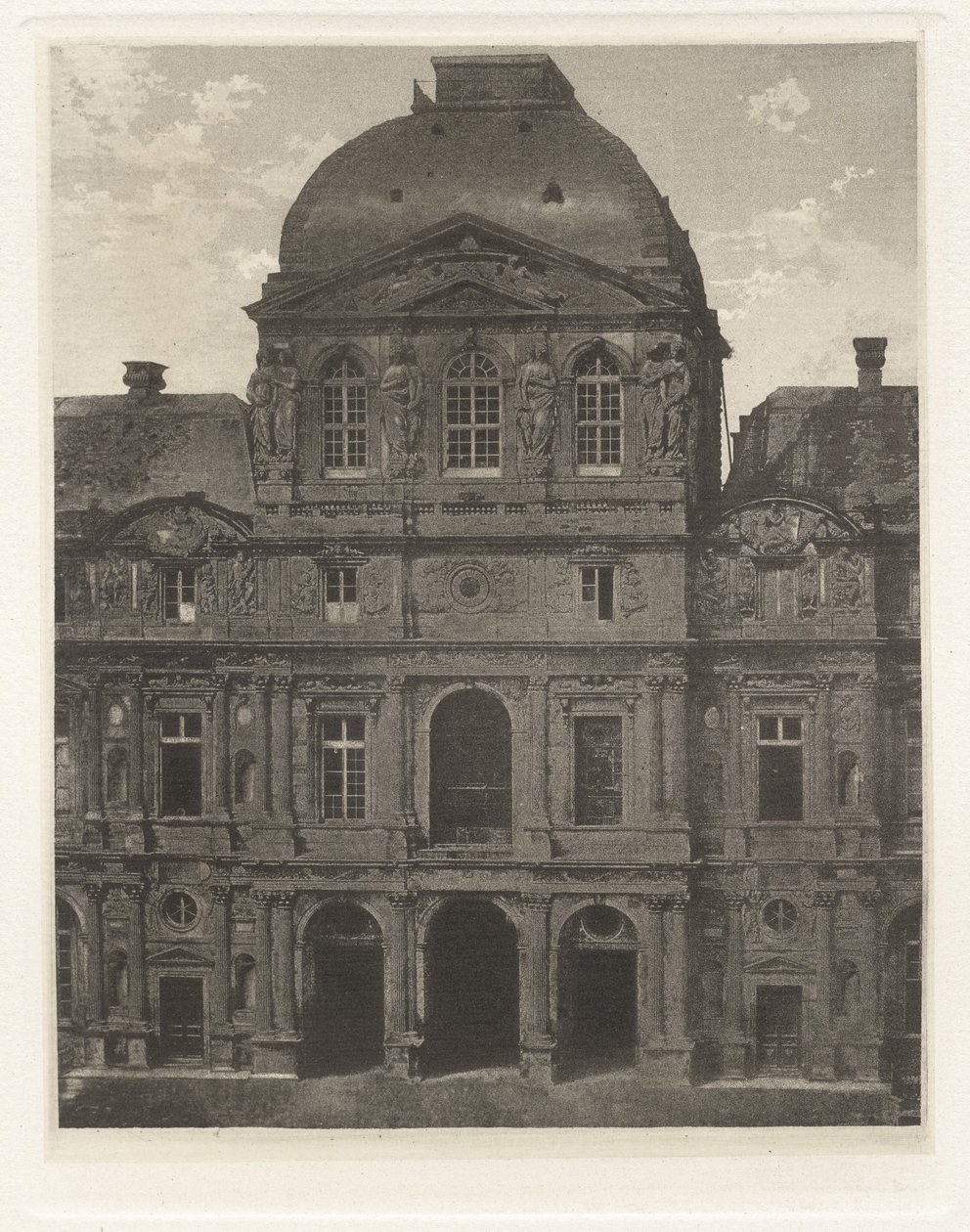 Tavola VII – Il Louvre, Padiglione dell