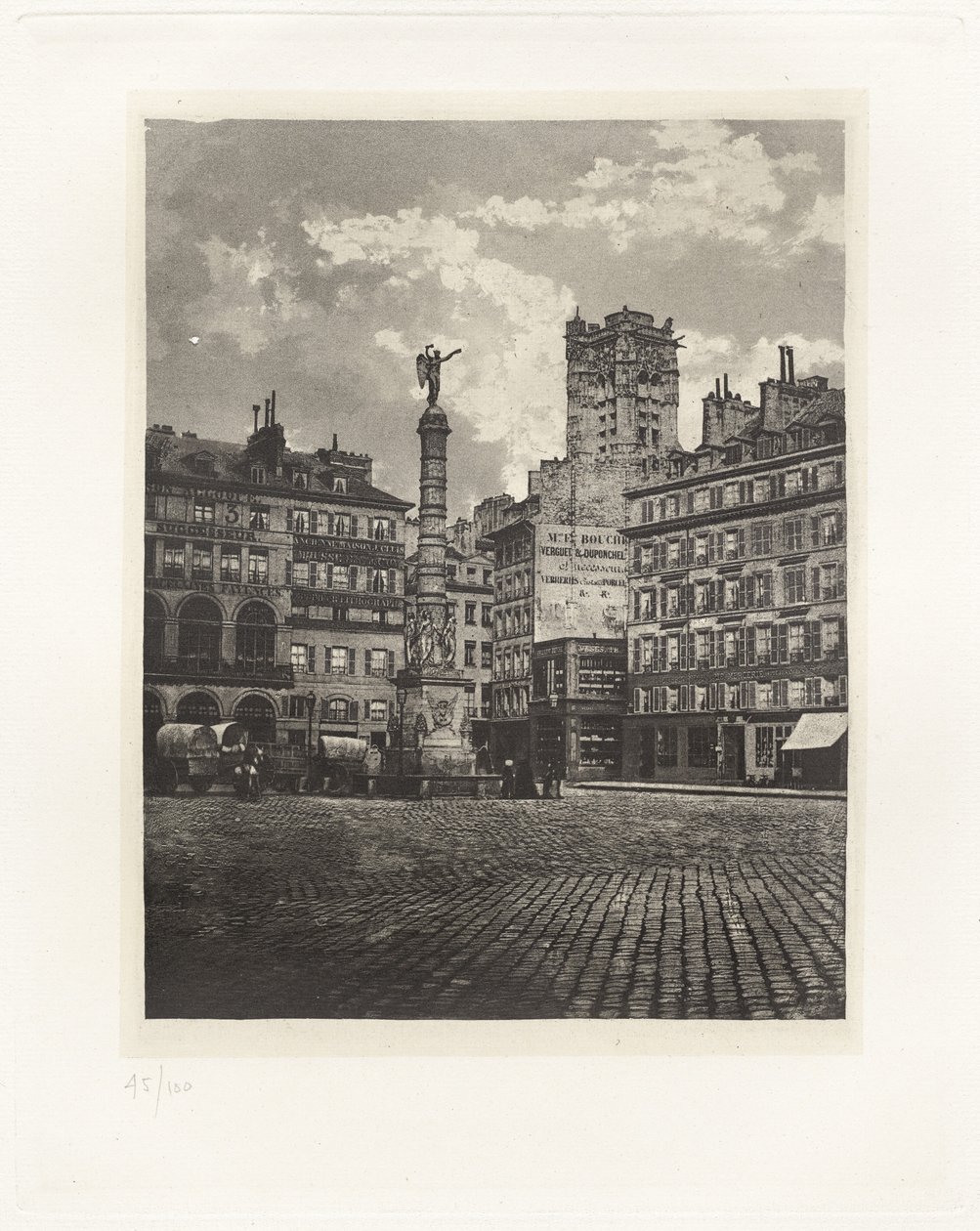 Tavola V – Place du Châtelet da Charles Nègre, André Jammes