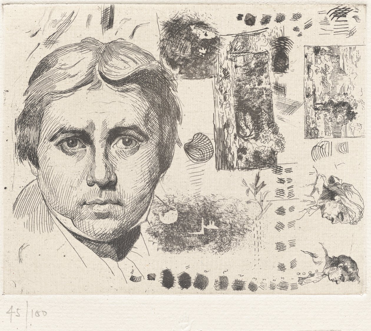 Ritratto di Ingres da Charles Nègre, André Jammes