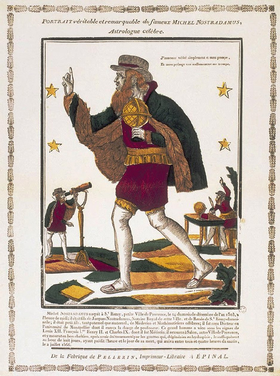 Michel de Nostredame 1503-1566 da Charles Nicolas Canivet