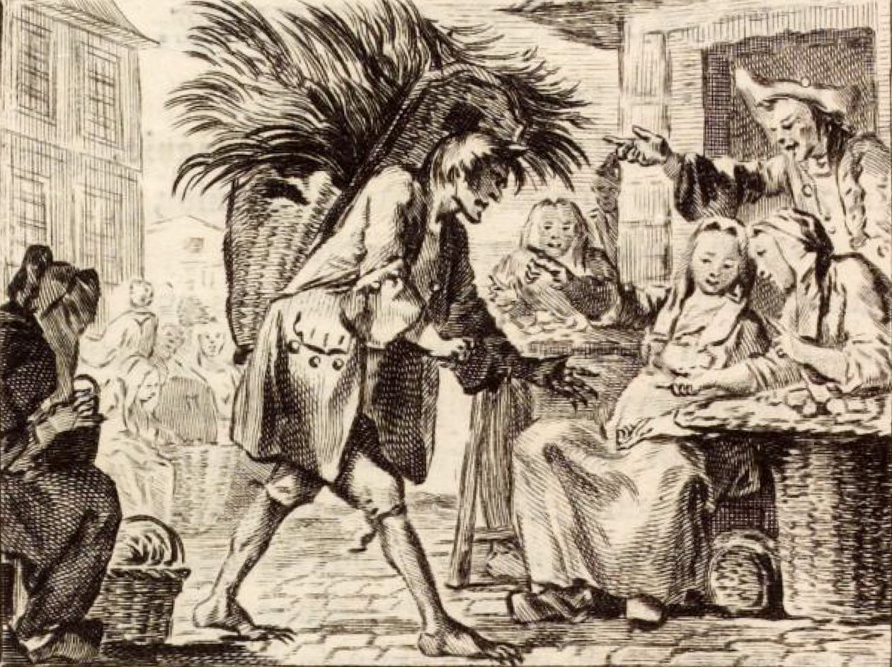 Il diavolo di Papefiguière da Charles Nicolas Cochin