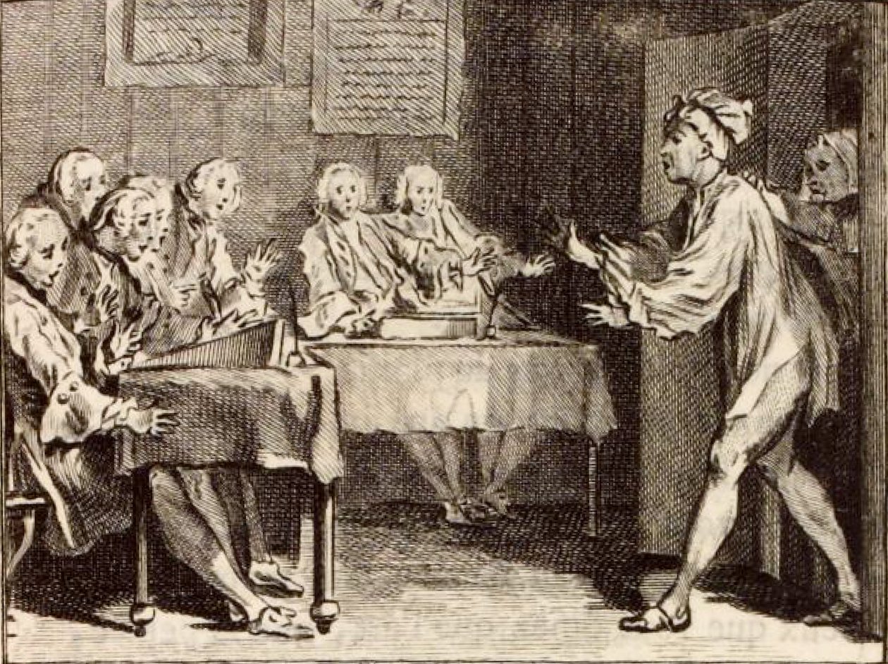 Re Candaule e il Maestro della Legge da Charles Nicolas Cochin
