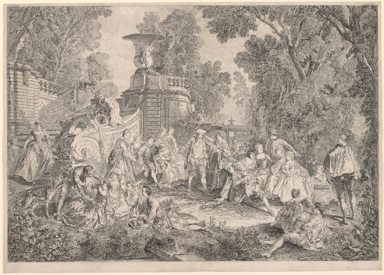 Il gioco del cecco da Charles Nicolas Cochin