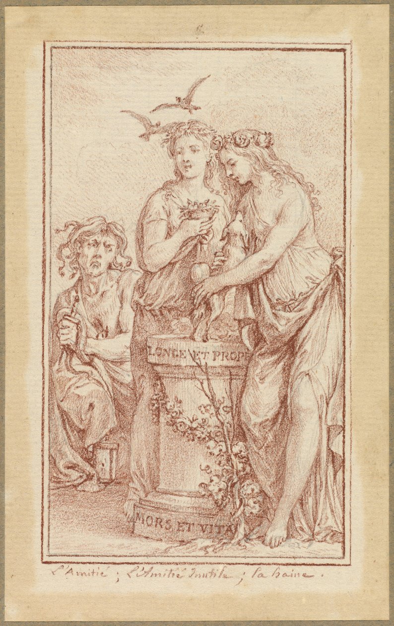 Amicizia, amicizia inutile e odio da Charles Nicolas Cochin II