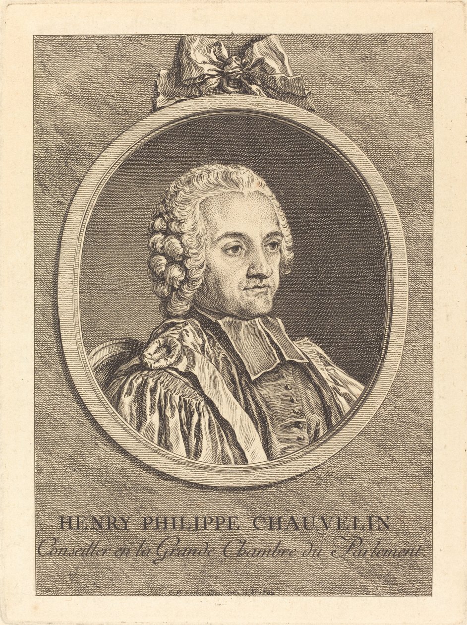 Henry Philippe Chauvelin da Charles Nicolas Cochin II
