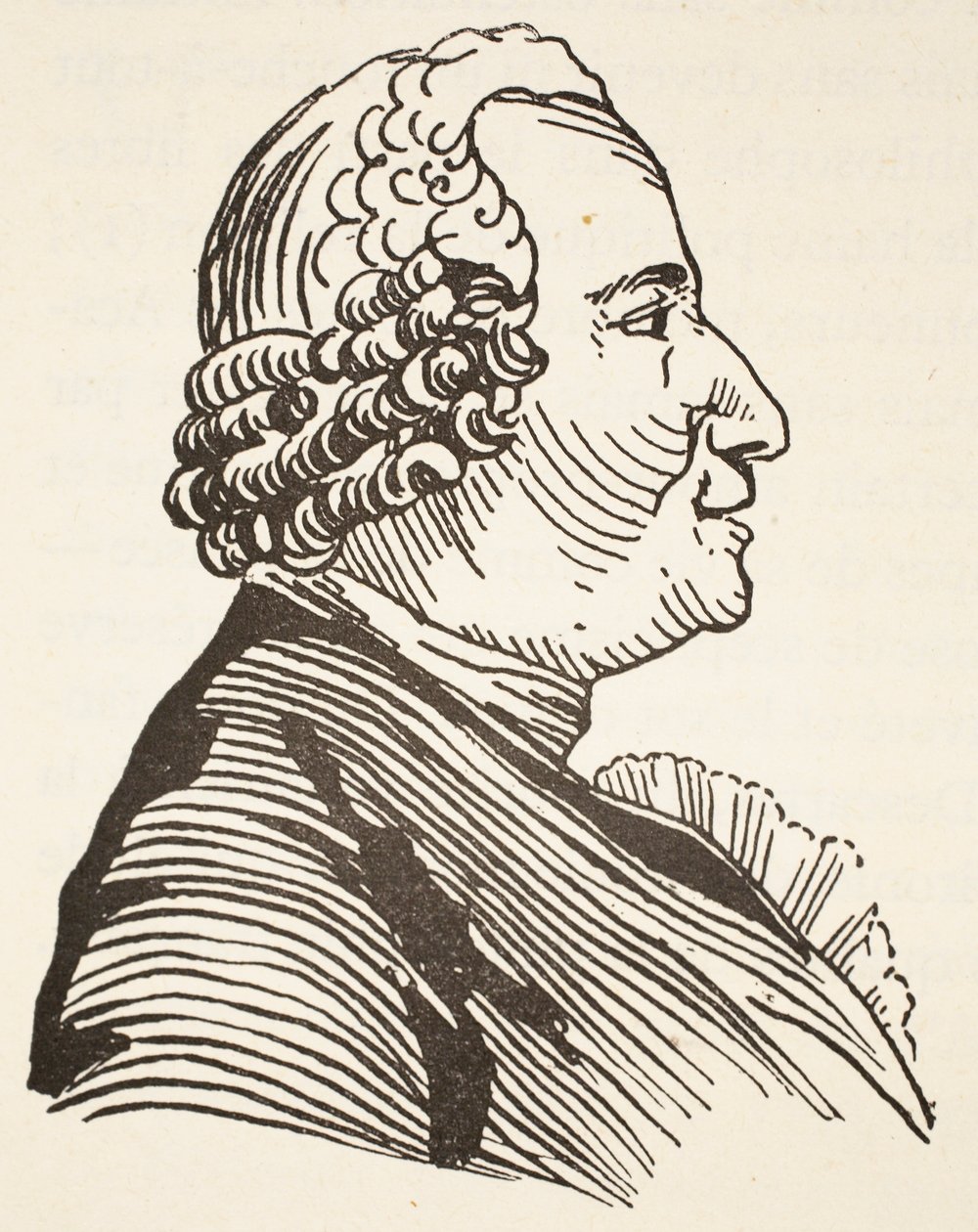 Diderot, copia di Boris Mestchersky (d.1957), illustrazione da 