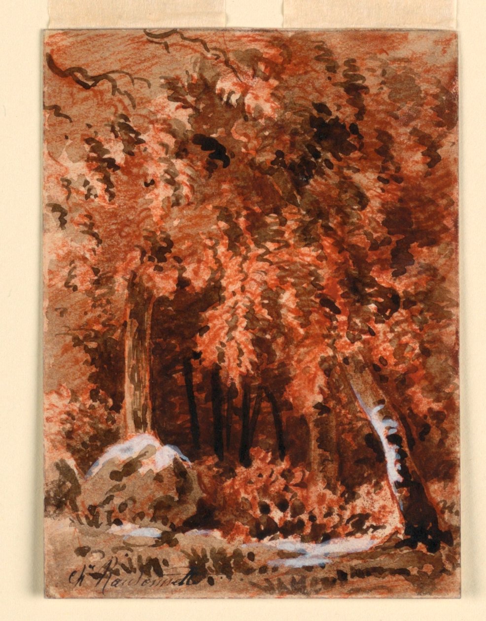 Nel bosco da Charles Nicolas Ransonnette