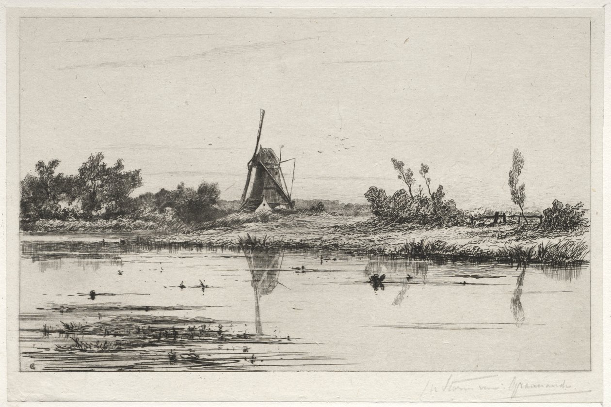 Le bord au Gein da Charles Nicolas Storm van 
