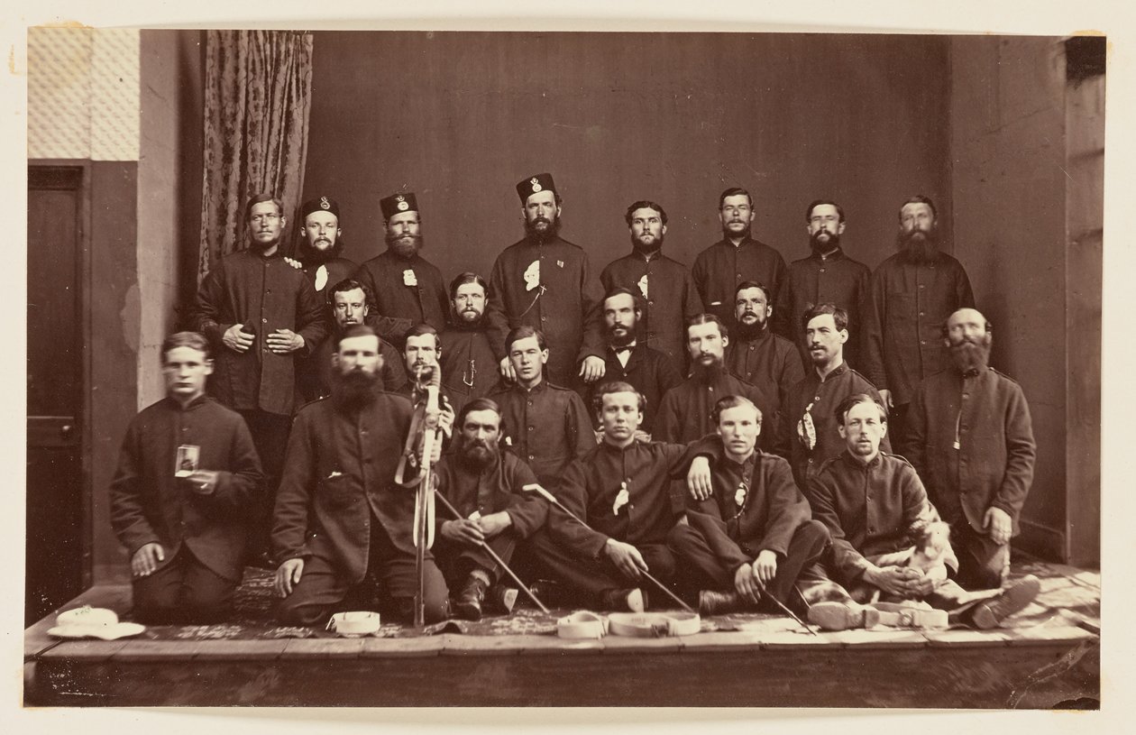 Ritratto di gruppo militare da Charles Parker