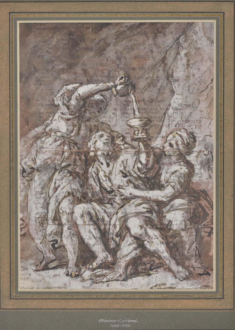 Lot e le sue figlie da Charles Parrocel