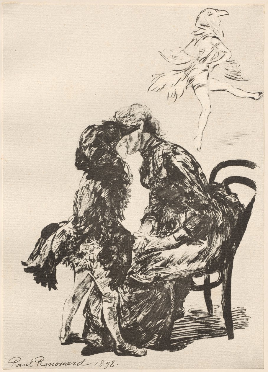 Prima del balletto, 1898 da Charles Paul Renouard