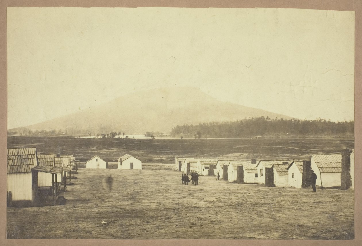 Senza titolo (Campo militare, forse dalla battaglia di Lookout Mountain, Chattanooga, Tennessee) da Charles Peck