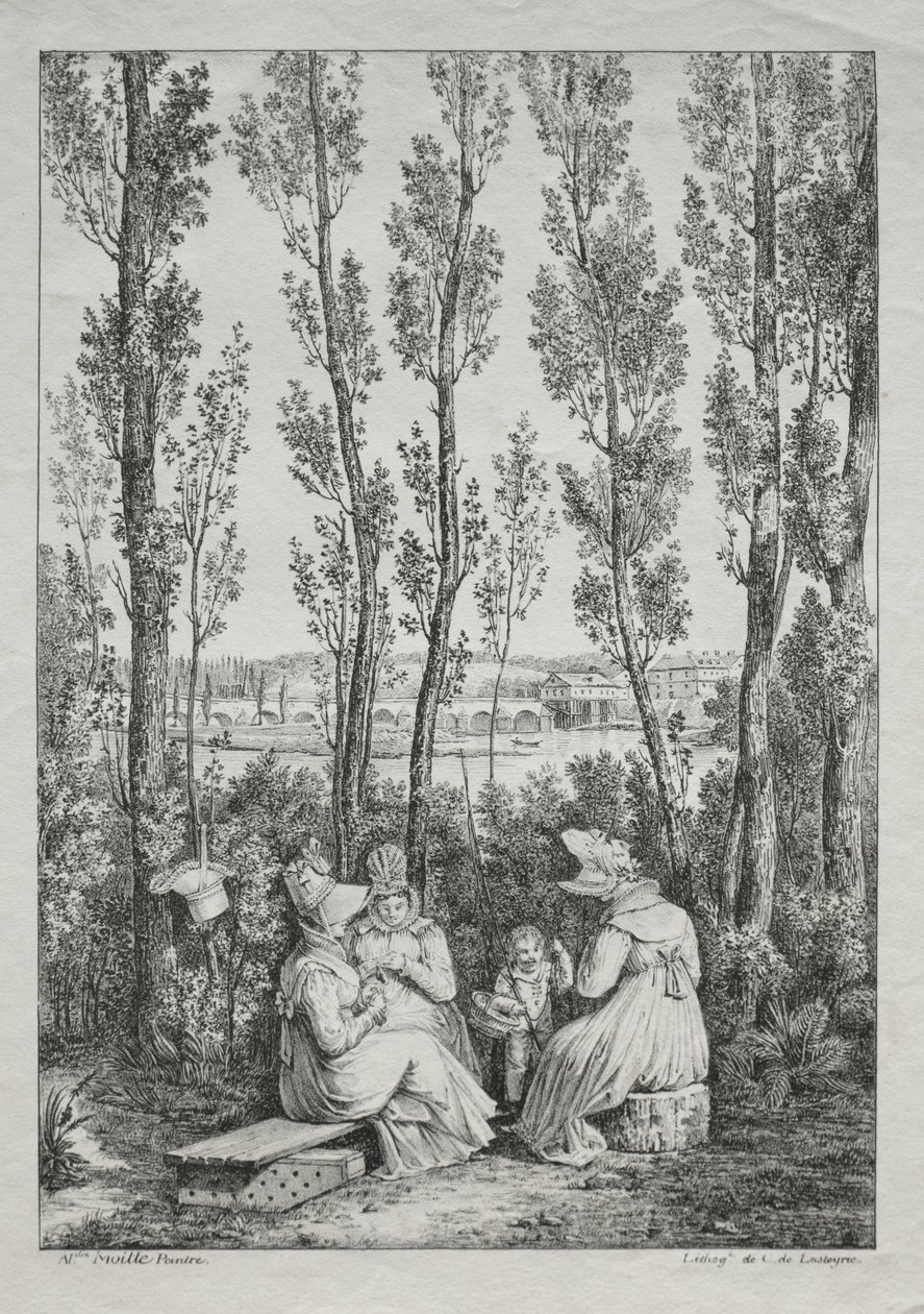 Il Picnic da Charles Philibert Lasteyrie du Saillant