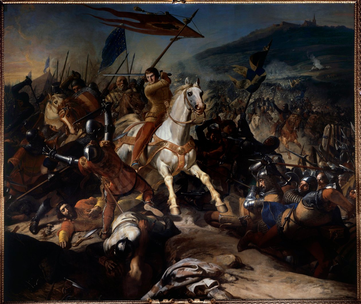 Guerre fiamminghe: La battaglia di Mons en Puelle del 18 agosto da Charles Philippe Lariviere
