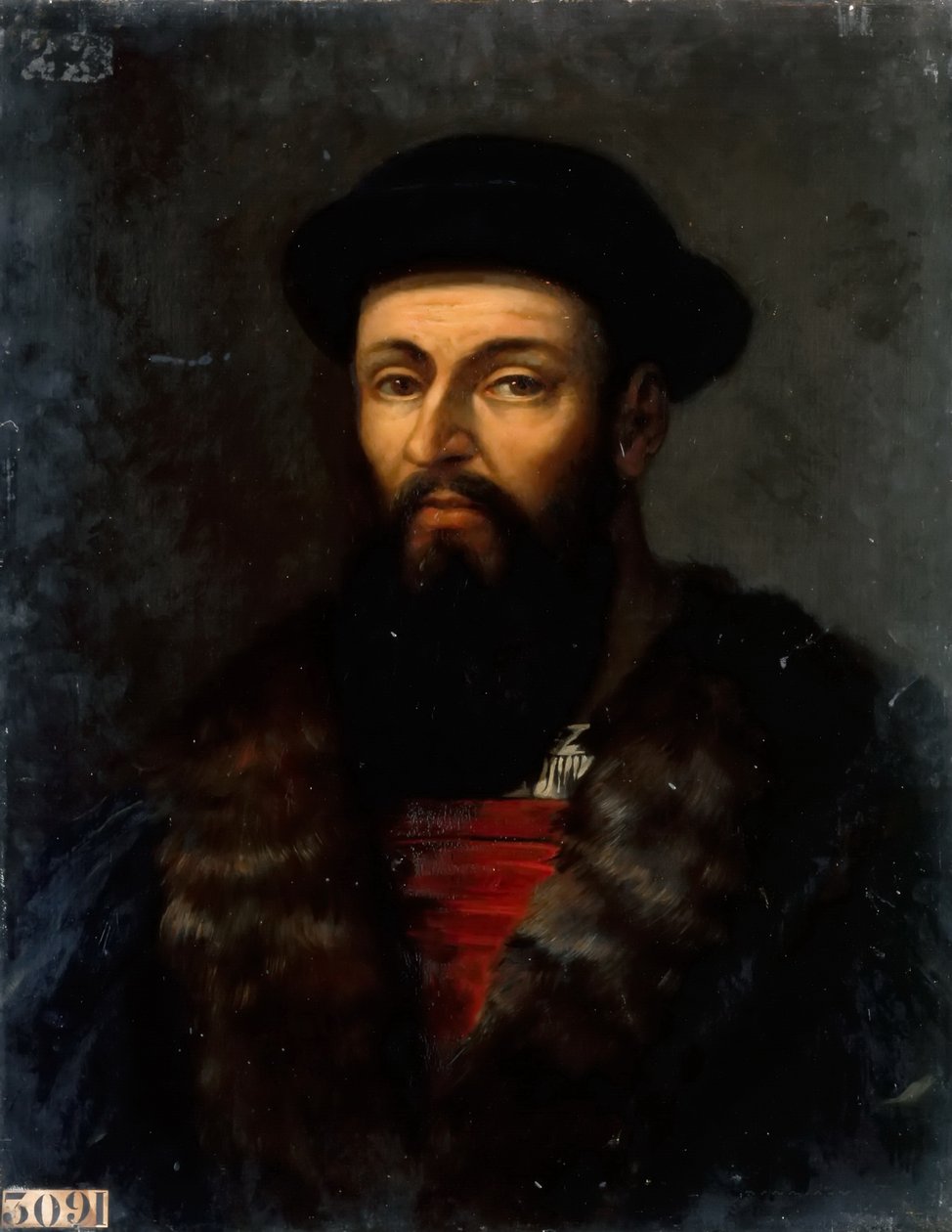 Ritratto di Ferdinando Magellano 1470-1521 da Charles Philippe Lariviere