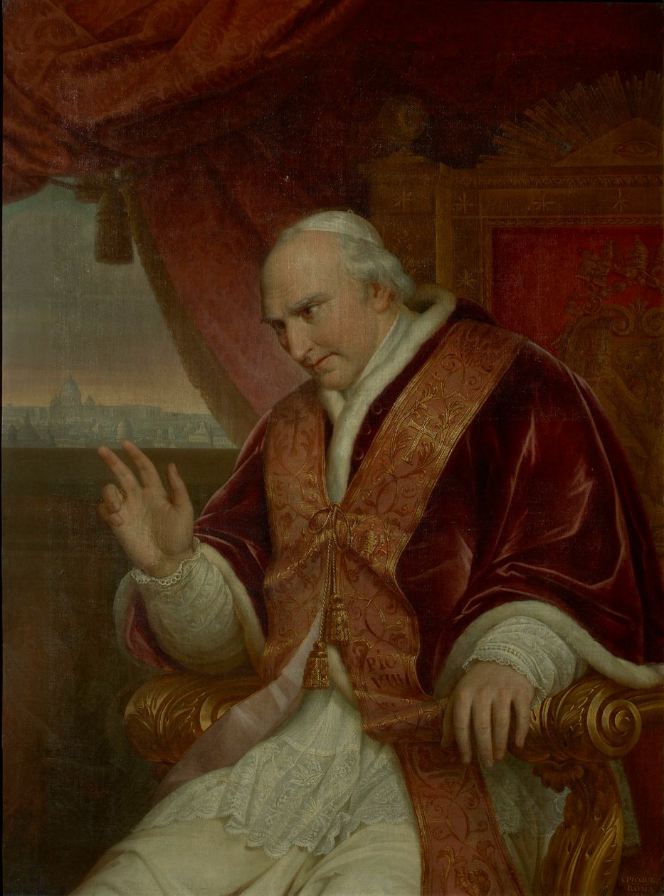 Ritratto di Papa Pio VIII da Charles Picqué