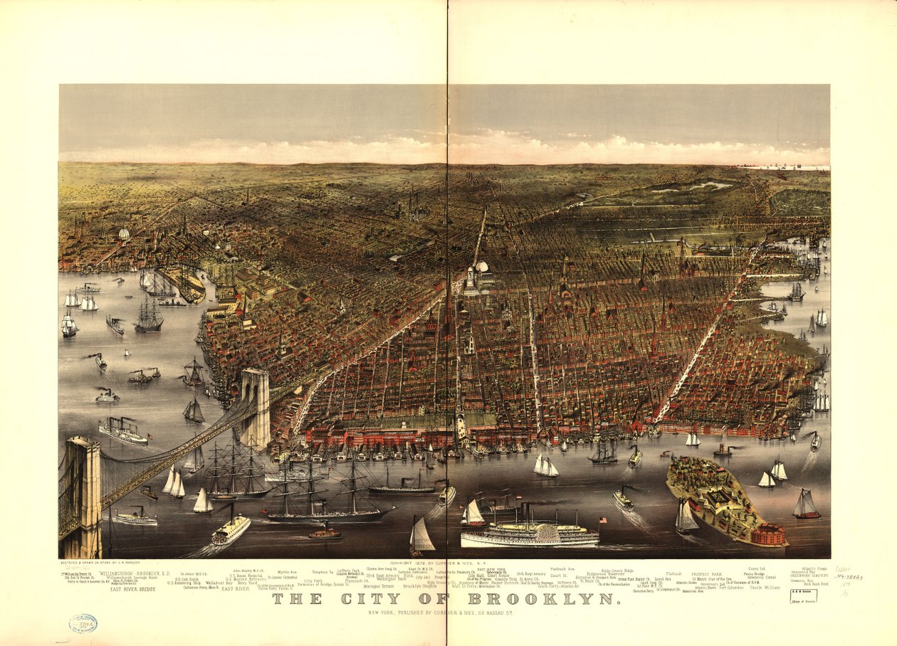 La città di Brooklyn da Charles R. Parsons