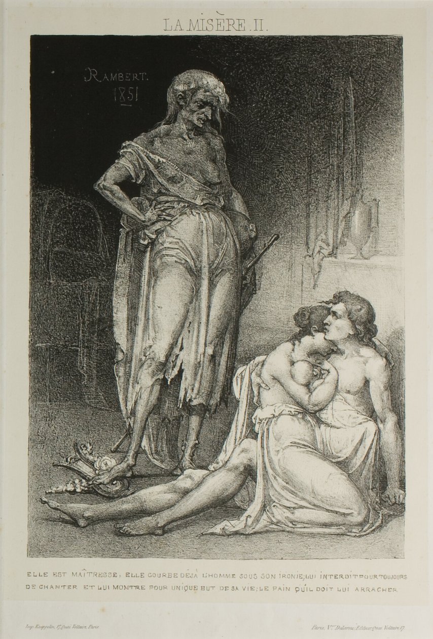 Piatto due da Misery da Charles Rambert