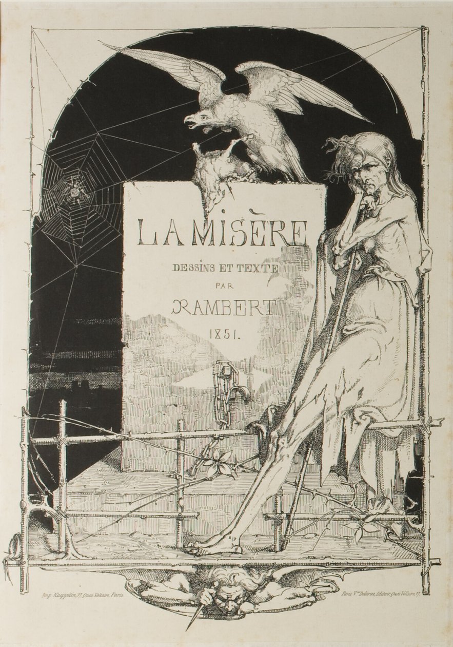Frontespizio di Misery da Charles Rambert