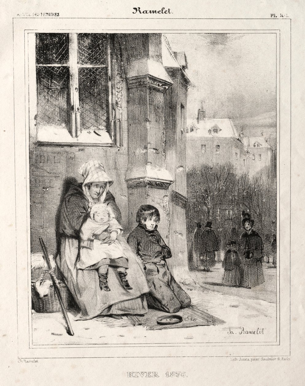 Inverno, 1836 da Charles Ramelet