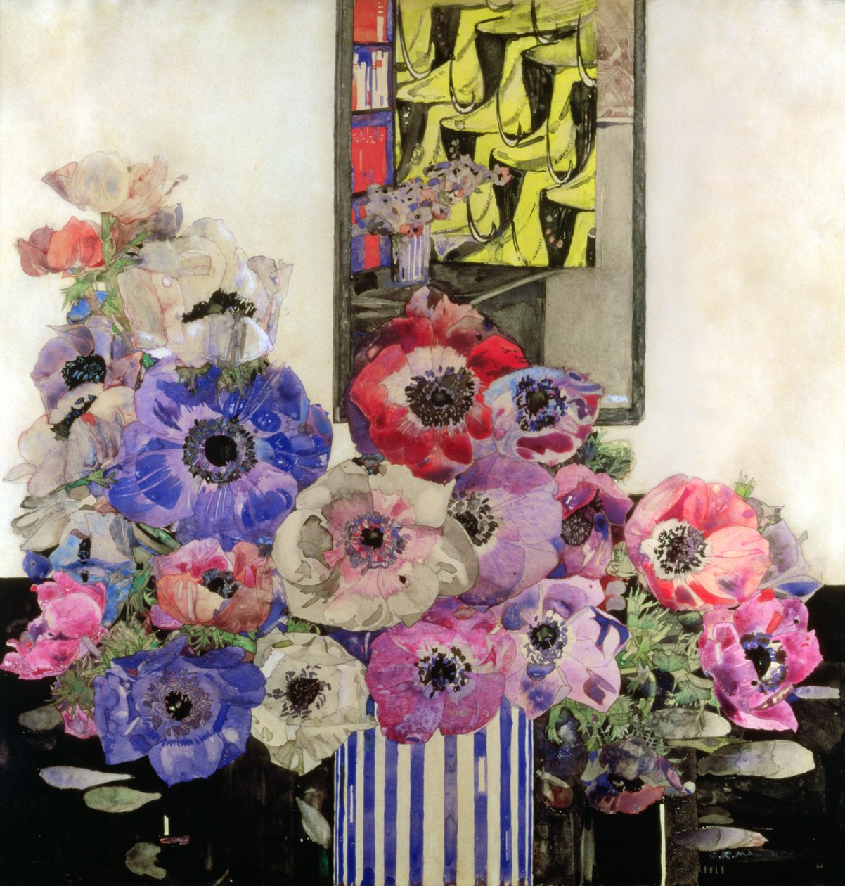 Anemoni, c.1915-16 da Charles Rennie Mackintosh