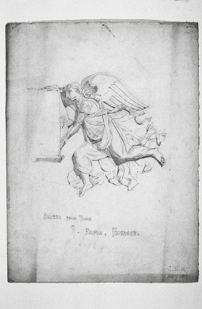 Angelo dalla Tomba, Badia, Firenze, 1891 da Charles Rennie Mackintosh