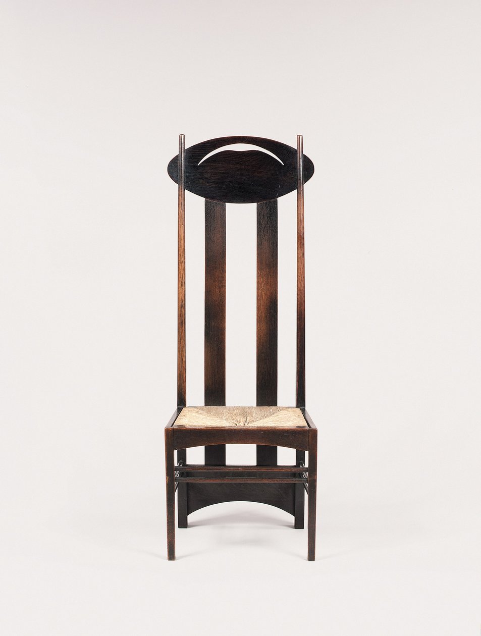 Sedia con schienale alto per le Argyle Street Tea Rooms, Glasgow da Charles Rennie Mackintosh