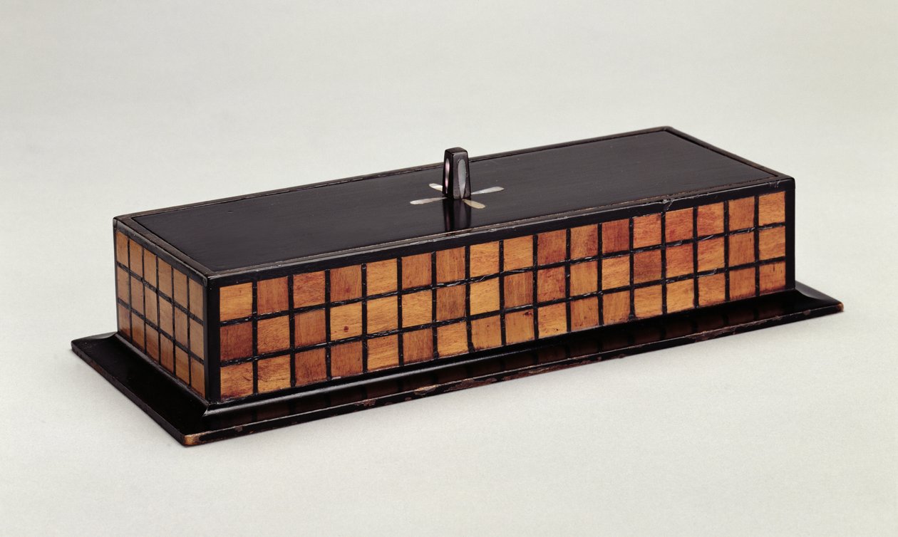 Scatola per penne per la camera bianca, HousHill, Glasgow da Charles Rennie Mackintosh