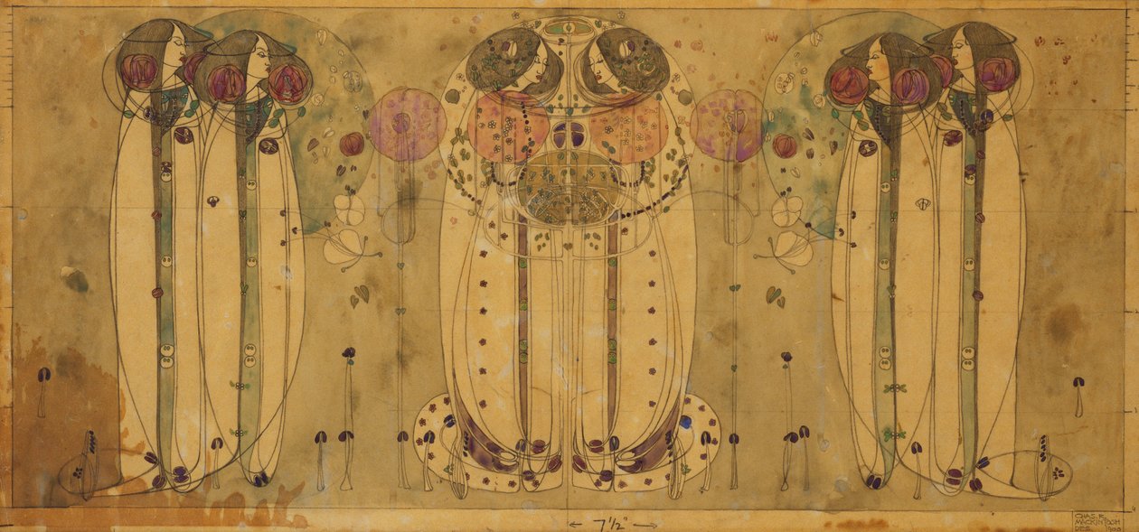 Il brindisi, 1900 da Charles Rennie Mackintosh