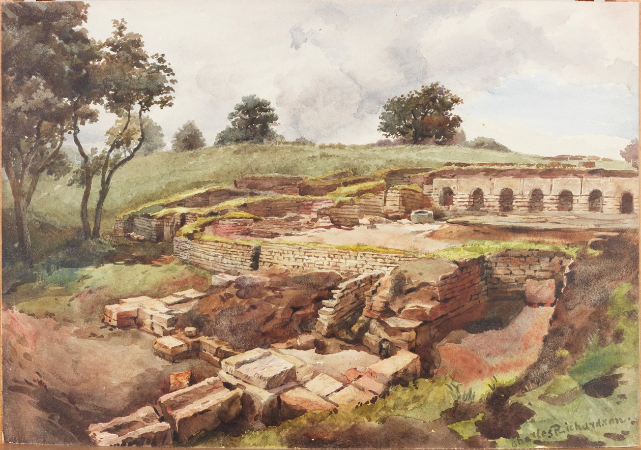 Bagno a Chesters da nord-est da Charles Richardson