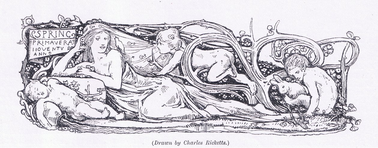 Primavera, da The Magazine of Art 1893, Cassell and Company da Charles Ricketts