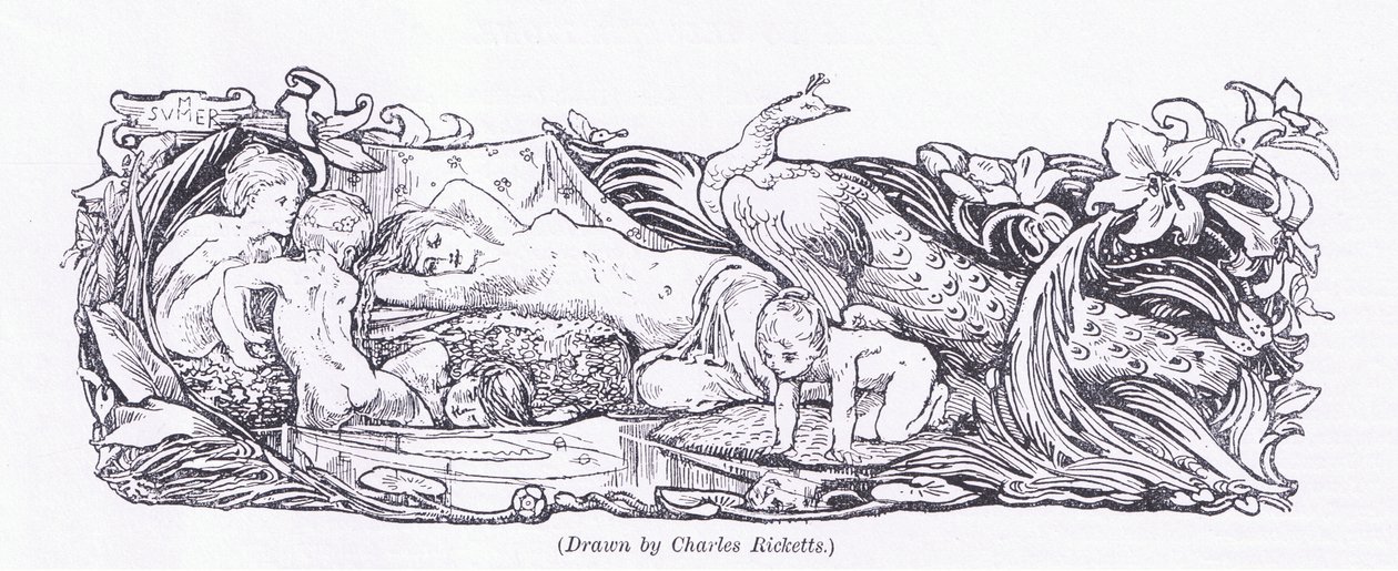 Estate, da The Magazine of Art 1893, Cassell and Company da Charles Ricketts