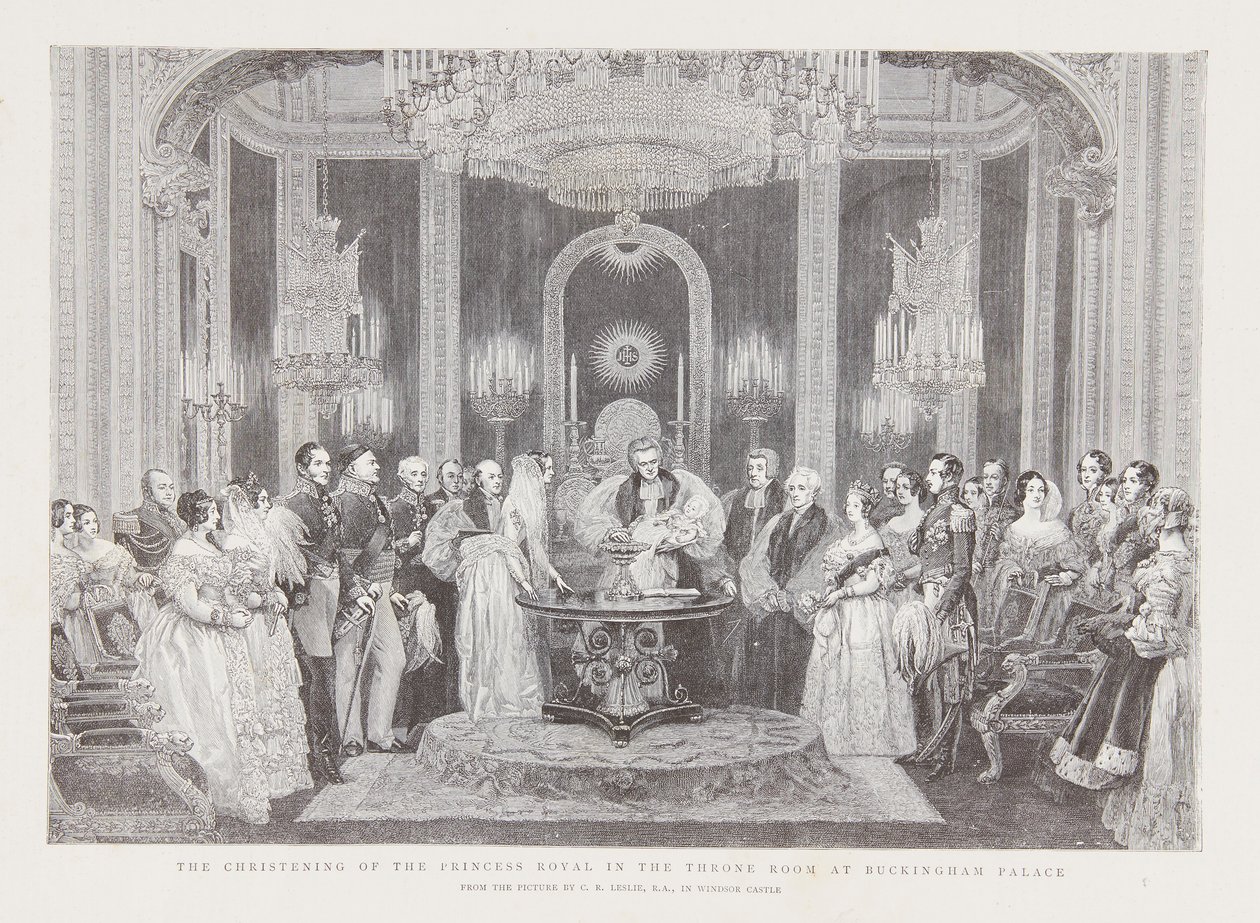 Il battesimo di Vittoria, Principessa Reale da Charles Robert Leslie