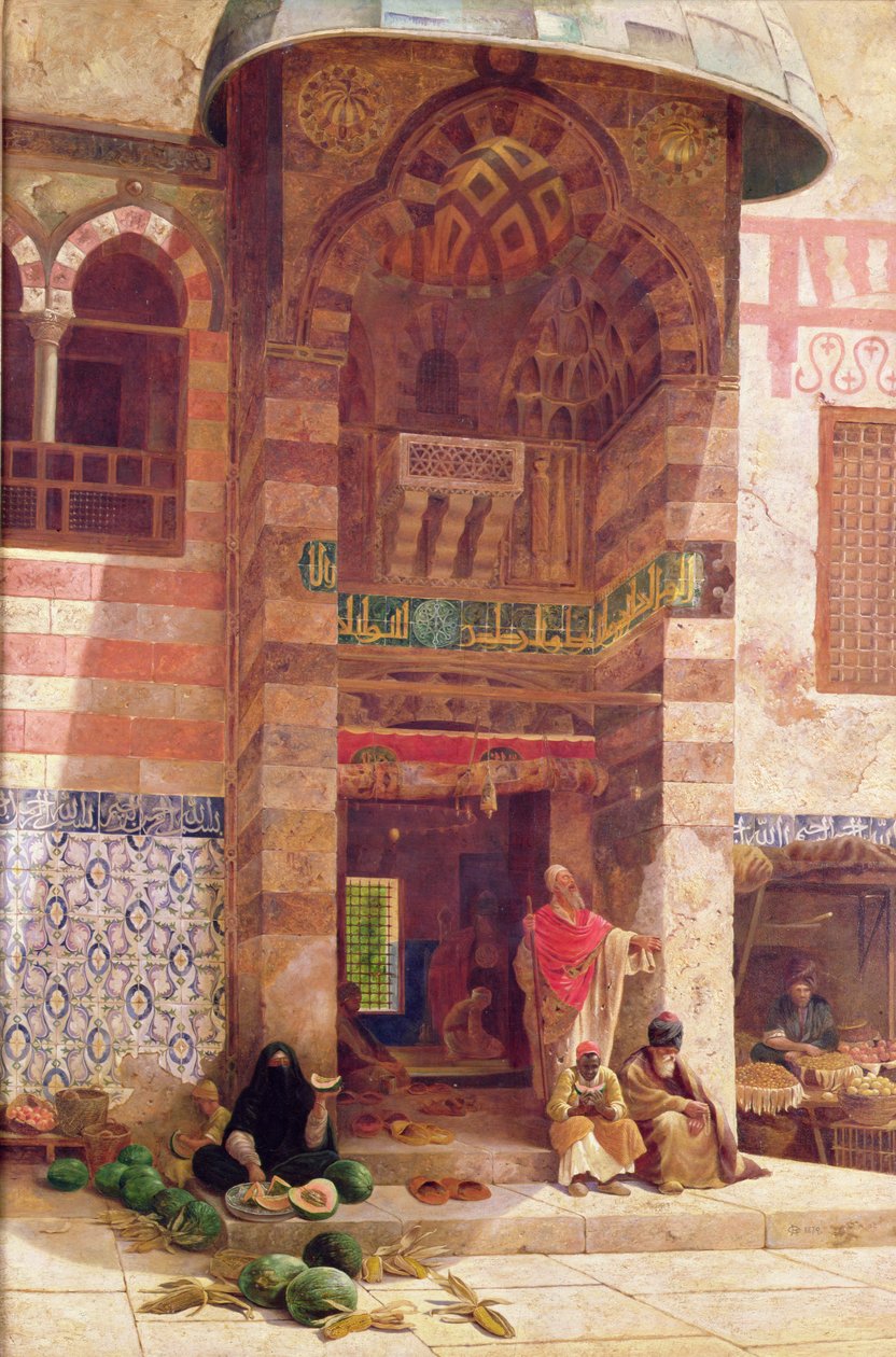 Fuori dalla moschea da Charles Robertson