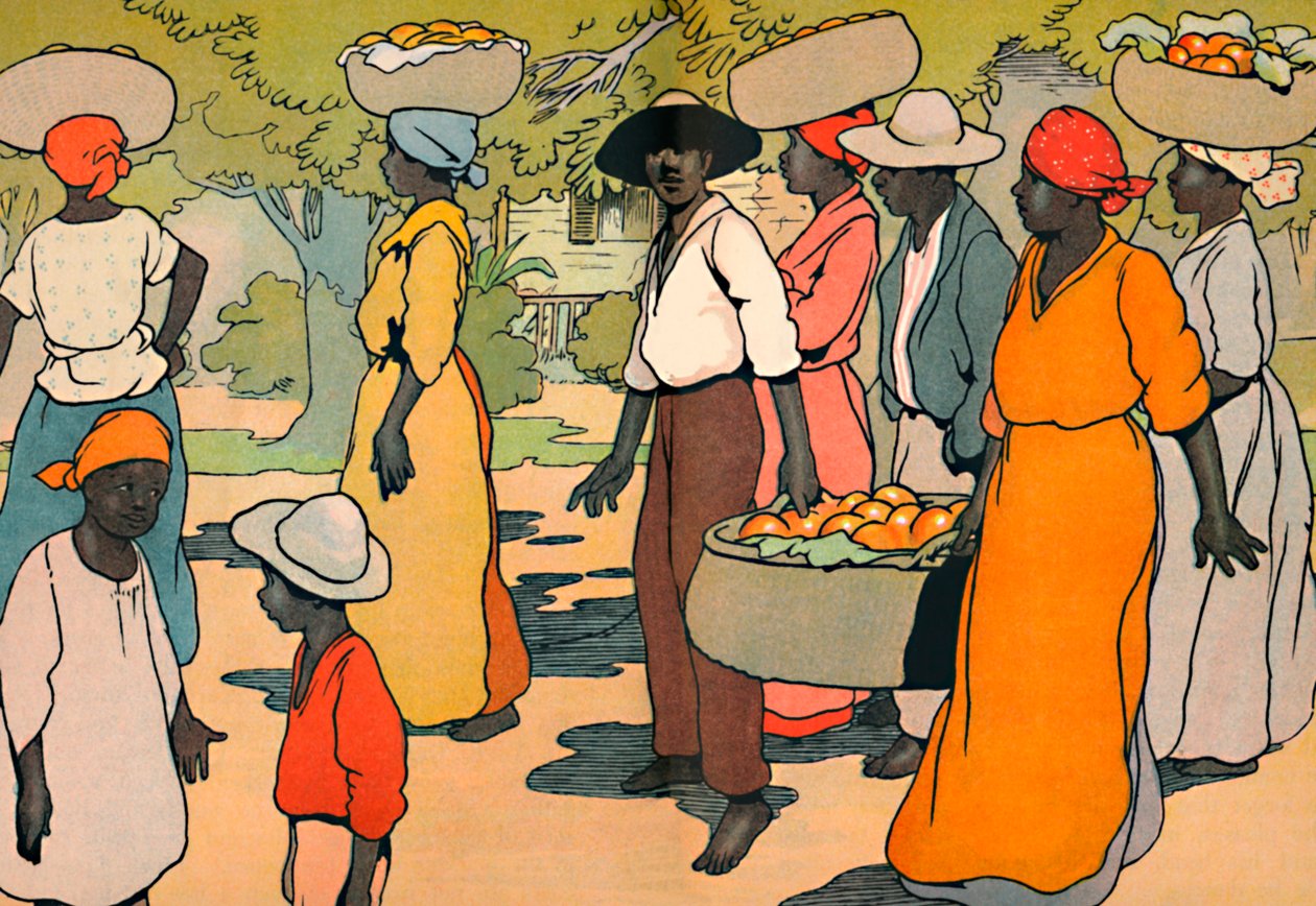 Andando al mercato, 1912 da Charles Robinson